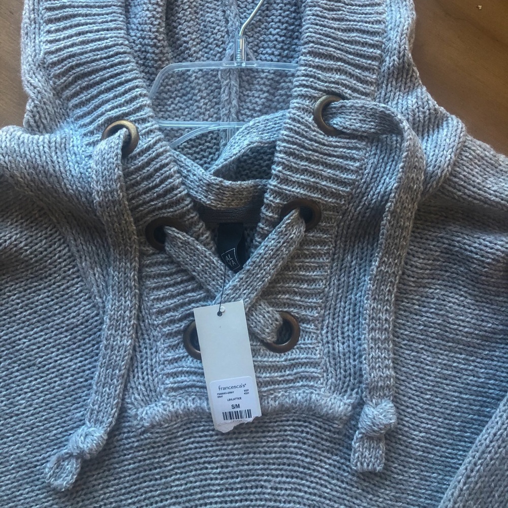 Gray Poncho